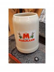 Steinkrug 0,5 Liter - Brauerei Murmann, Untersiemau 1 Stück