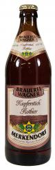Kupferstich Rotbier - Brauerei Wagner, Merkendorf 