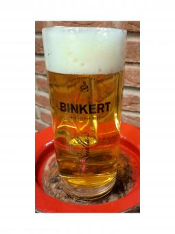 Glaskrug 0,5 Liter - Brauerei Binkert, Breitengüßbach 