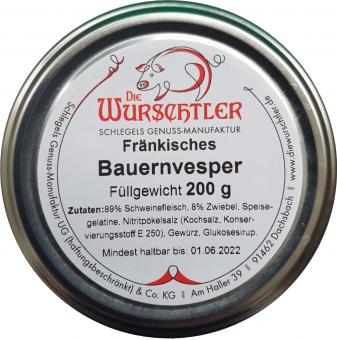 Fränkisches Bauernvesper - Die Wurschtler, Dachsbach 1 Stück