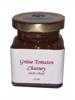 grüne Tomaten Chutney, leicht scharf - Delikat im Glas, Ulrike Scherer 1 Glas