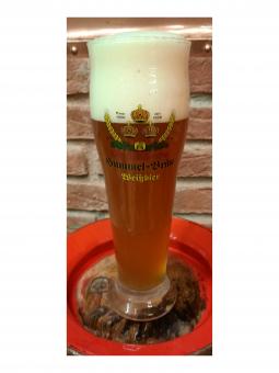 Weizenglas 0,5 Liter - Brauerei Hummel, Merkendorf 1 Stück