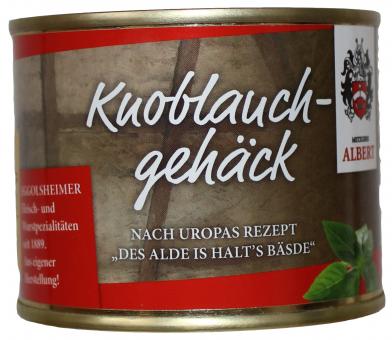 Knoblauchgehäck - Metzgerei Albert, Eggolsheim 1 Stück