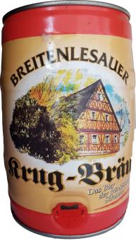 Lager, 5 Liter Partyfass - Brauerei Krug, Breitenlesau 