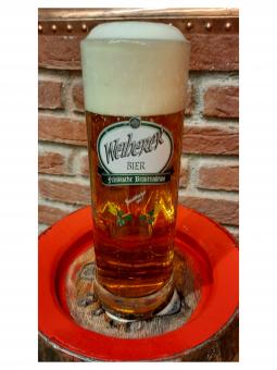 Glaskrug 0,5 Liter - Brauerei Kundmüller, Weiher 