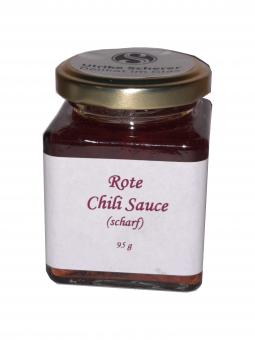 Rote Chili Sauce (scharf) - Delikat im Glas, Ulrike Scherer 