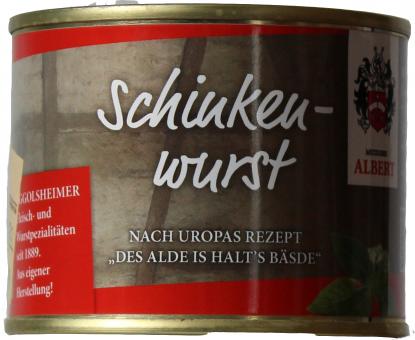 Schinkenwurst - Metzgerei Albert, Eggolsheim 1 Stück